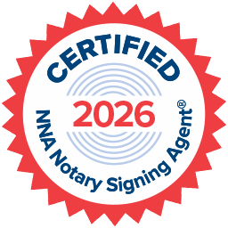 NNA Certified Notary Signing Agent, 2026. Opens the National Notary Association site in a new tab.